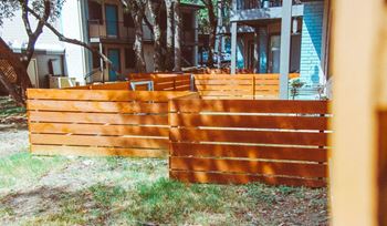 Fenced-in yards*